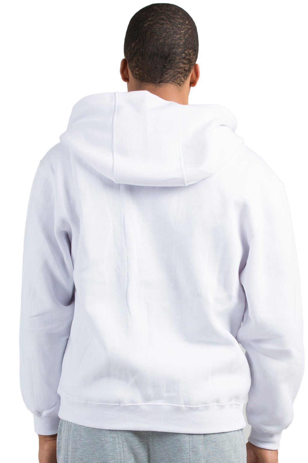 Vibes Men's Fleece Zip Up Hoodie Jackets Kangaroo Pockets Rib Bottom