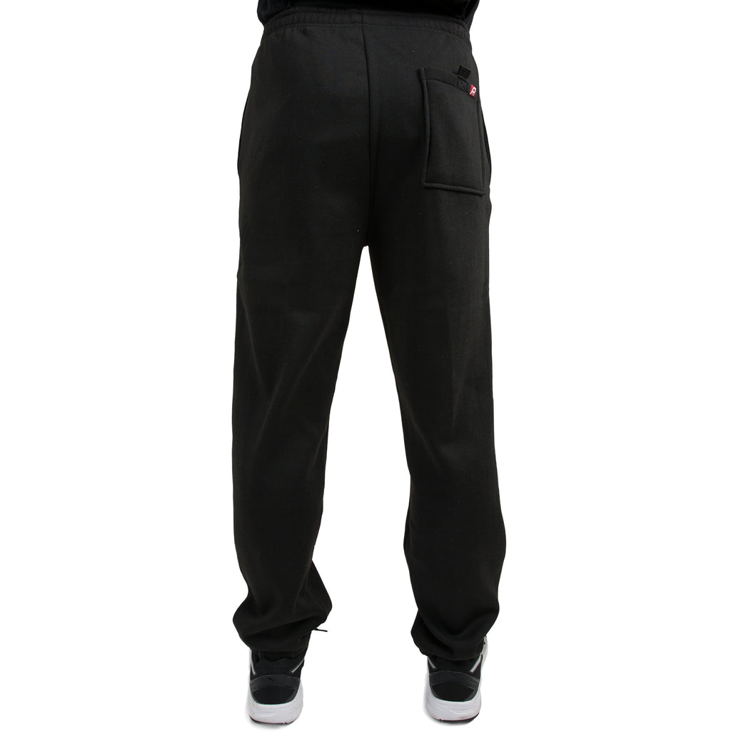Vibes Men's Fleece Pull-On Sweatpants Relaxed Fit Elastic Bottom