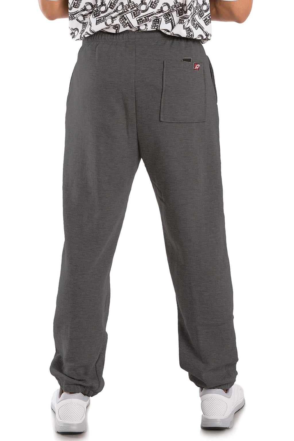 VIBES Men's Fleece Sweatpants Elastic Waistband & Bottom Relaxed Fit