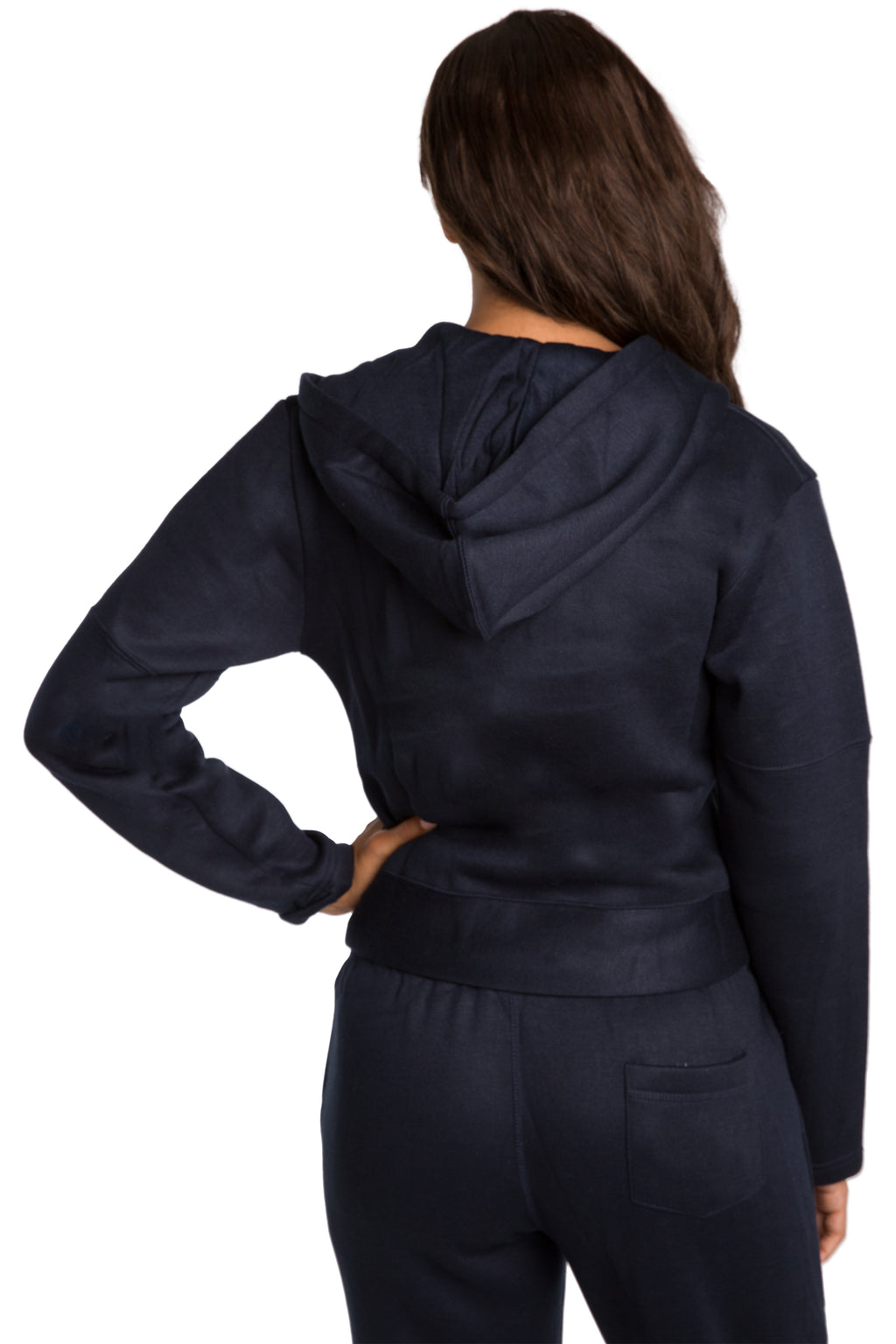 Sweet Vibes Womens Fleece Hoodie Sweatshirt Long Sleeve Full-Zip zipper pockets