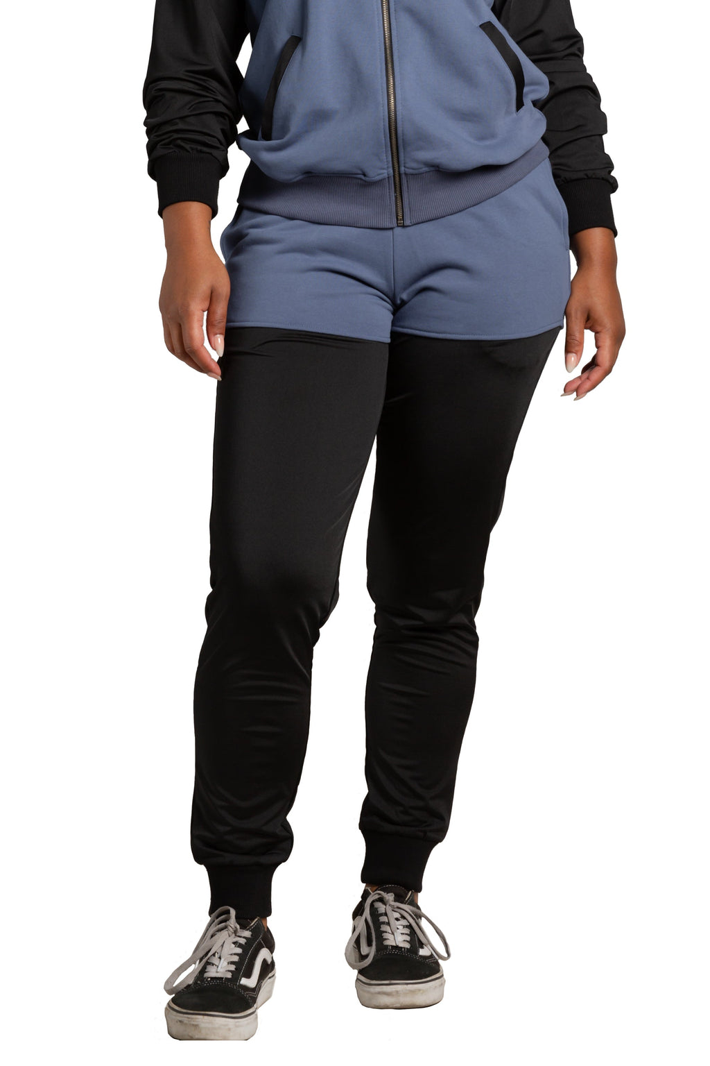 Poetic Justice Women's Contrast Blocked Jogger