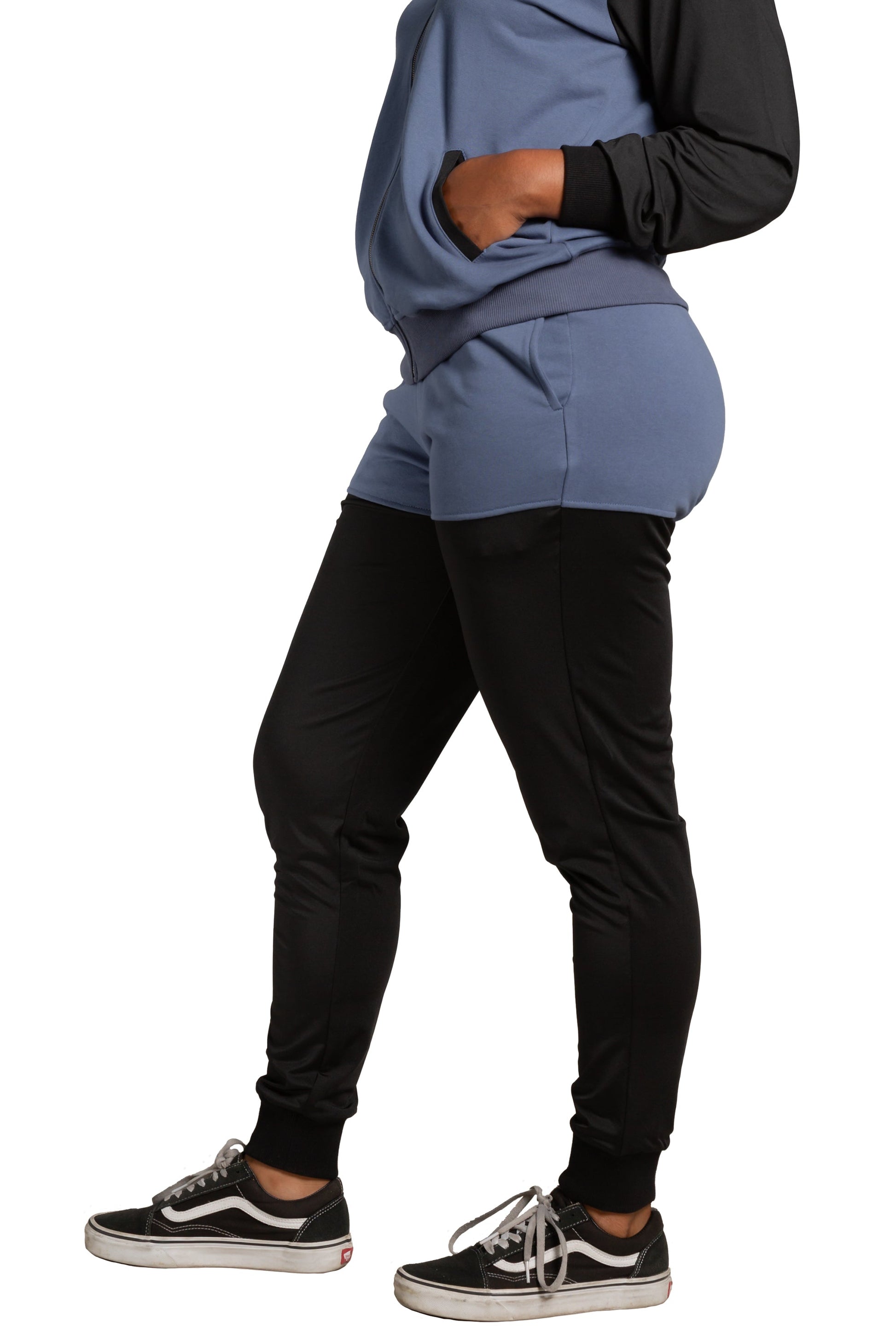 Poetic Justice Women's Contrast Blocked Jogger