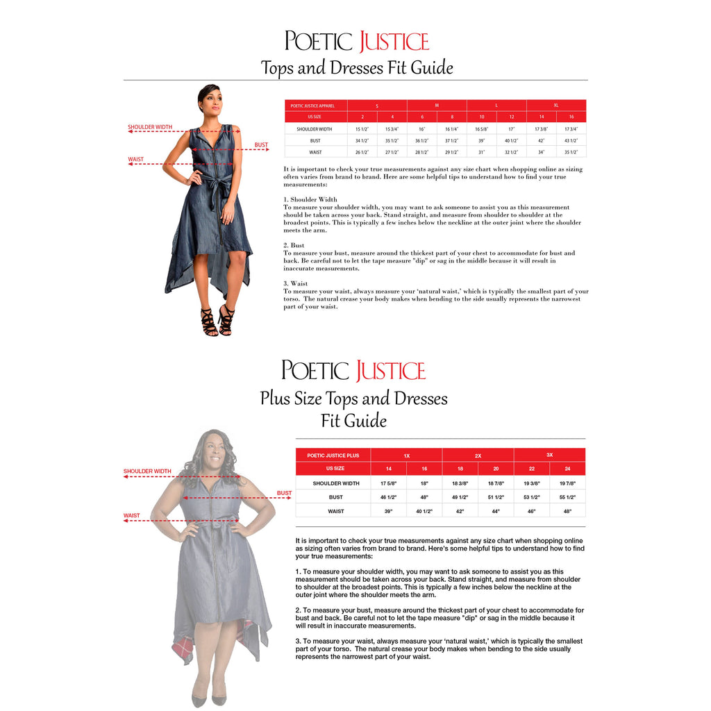Poetic Justice Women's Plus Size Belted Surplice Maxi Dress